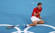 Pablo Carreno Busta at the 2021 Olympics.